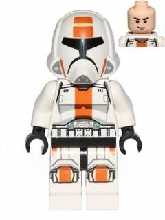 LEGO Star Wars Minifigure - Republic Trooper (Smirk) (sw0440)