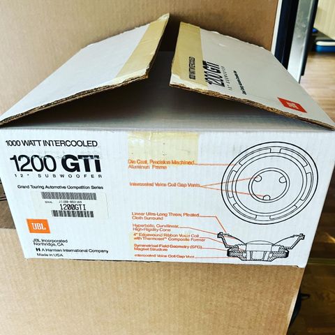 NIB JBL 1200 GTI