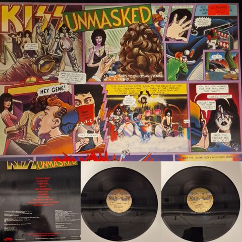 KISS - UNMASKED 1980 - VINTAGE/RETRO LP-VINYL (ALBUM)