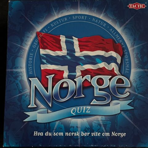 Brettspill Norge Quiz og Norge Rundt