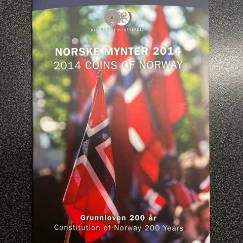 Norske mynter 2014 Grunnloven 200 år jubileumsmynt 20-kroner