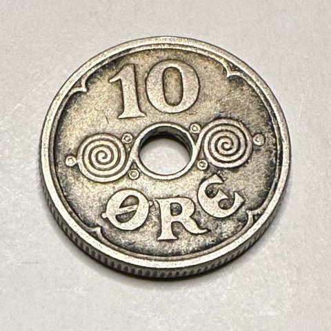 10 Øre Danmark 1924  (2834 AF)