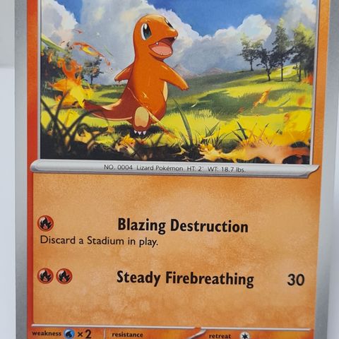 Charmander 004/165  - Pokemon Scarlet And Violet 151