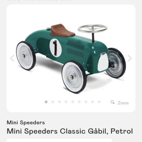 Mini Speeders Classic, farge petrol