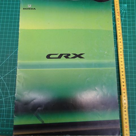 1992 Honda CRX, type KG brosjyre.