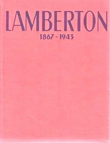 "Lamberton 1867-1943". Fransk tekst. Kunstbok