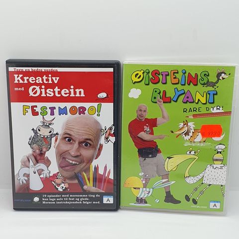 Kreativ med Øistein og Øisteins blyant, rare dyr. Dvd