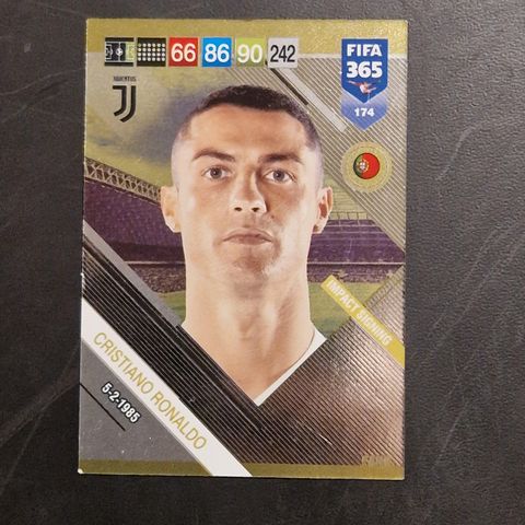 Cristiano Ronaldo Impact Signing Juventus Panini Adrenalyn XL FIFA 365