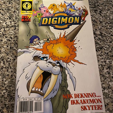 Digimon tegneserie Nr.4 2001