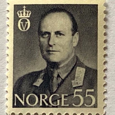 Norge 1958/62 Kong Olav V Øremerker NK 463 Postfrisk