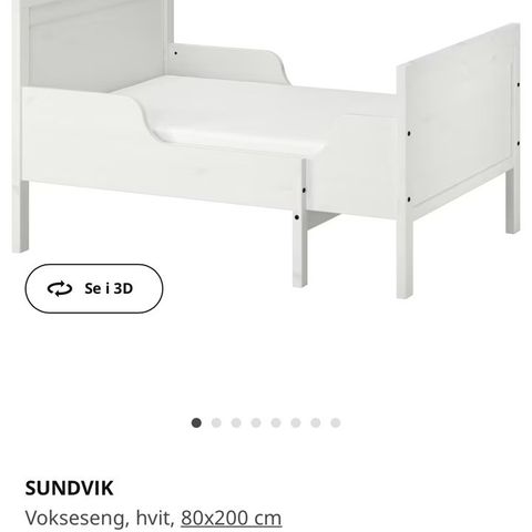 Sundvik vokseseng 80x200