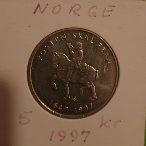 5 kr 1997 Posten kv. 0