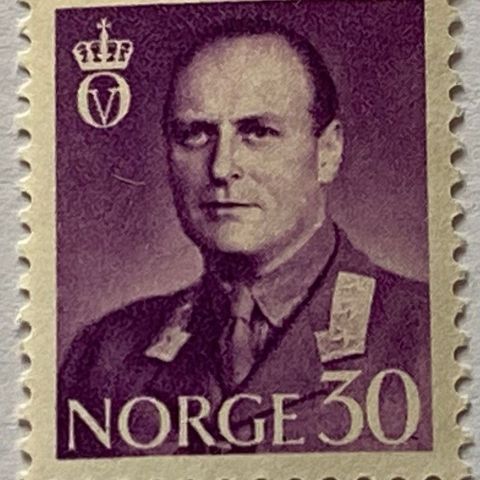 Norge 1958/62 Kong Olav V NK 455 Postfrisk