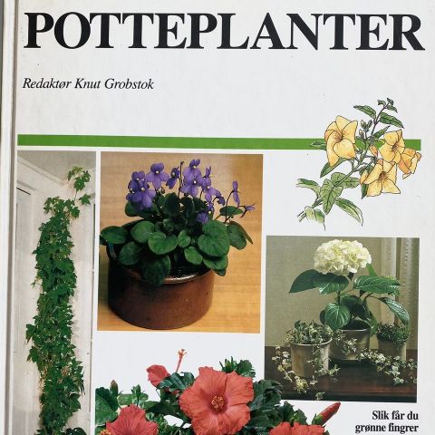 "Den store boken om potteplanter."