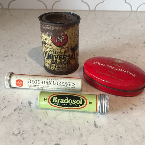 Vintage Small Tins Collection