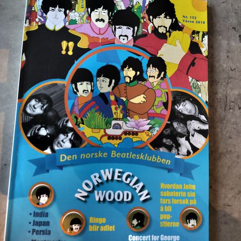 Norwegian Wood - Den Norske Beatles klubben - Nr 152 - Blad