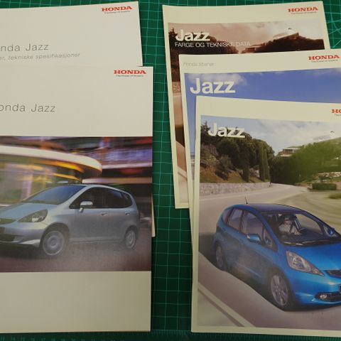 Diverse Honda Jazz brosjyrer