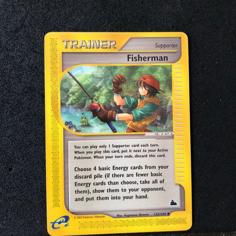 Pokemonkort Fisherman 125/144