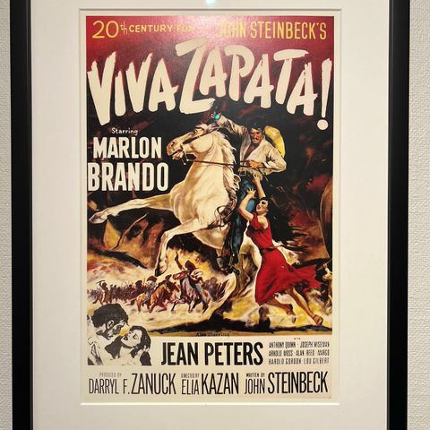 «Viva Zapata» innrammet Retro print selges.