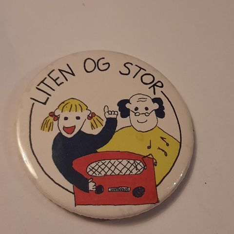 Liten og stor - Button / Pin