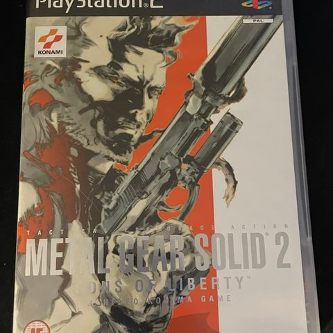 Komplett Metal Gear Solid 2: Sims of liberty DVD bundle PS2