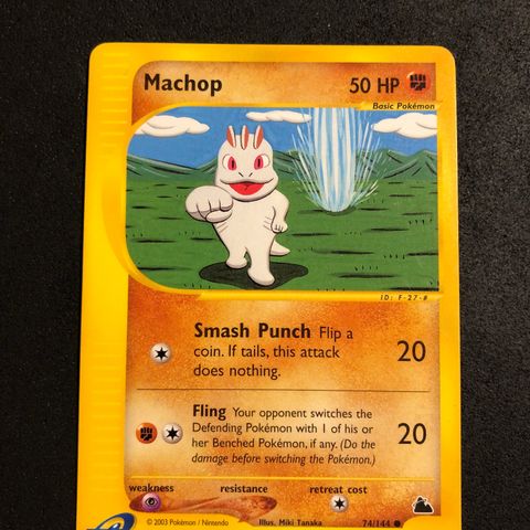 Pokemonkort Machop 74/144