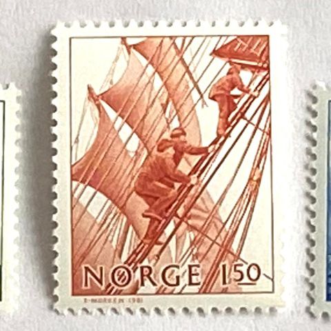 Norge 1981 Seilskipsmerker NK 886-888 Postfrisk