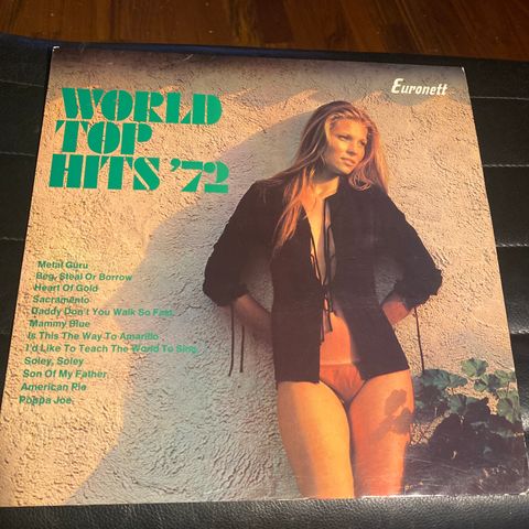 World Top Hits '72 ** LP ** Norsk