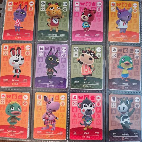 Animal Crossing Amiibo Kort - Stor Samling