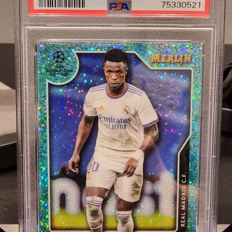 Vini jr - Merlin Aqua Speckle Refractor 116/199 - PSA 10