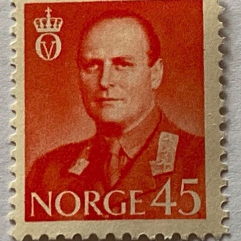 Norge 1958/62 Kong Olav V NK 460 Postfrisk