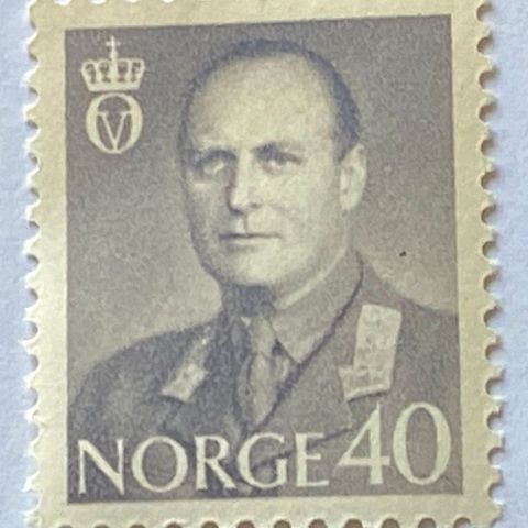 Norge 1958/62 Kong Olav V Øremerker NK 459 Postfrisk
