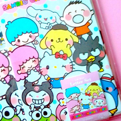 Sanrio brevpapir fra Japan! My Melody, Little Twin Stars (Kawaii), anime, manga