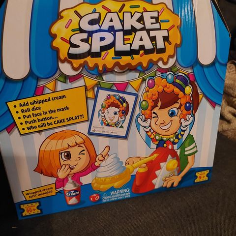 Cake splat spill