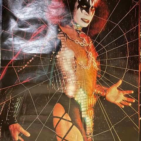 Kiss Vintage Plakat. Gene Simmons Spider. 1977-78
