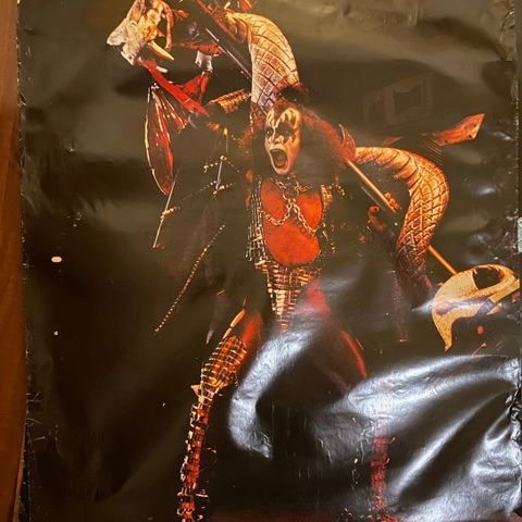 Kiss Vintage Plakat Gene Simmons