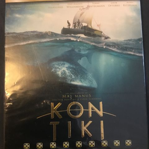 Forseglet/uåpnet film. Kon-Tiki (2012) 2 Blu-ray + 1 DVD.