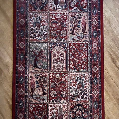 Gulvteppe med fine motiver i orientalsk stil 80x160cm