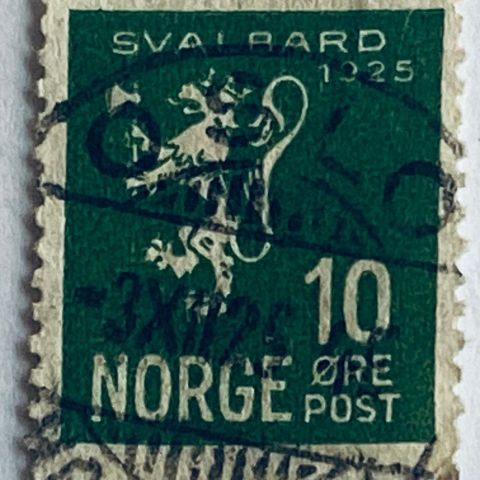 Norge 1925 Svalbard NK 137 Stemplet