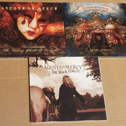 Agents Of Mercy - 3xCD Lot - Svensk Prog Rock - Sjeldne