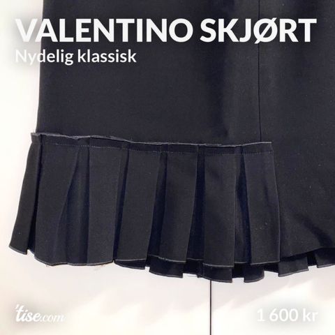 VALENTINO skjørt - nydelig skatt!