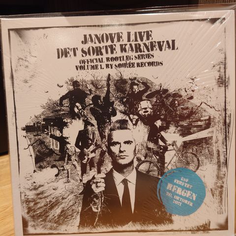 Janove - Janove Live Det Sorte Karneval. 3LP. Bergen 30/10-21.