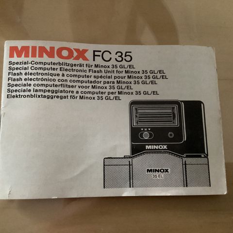 MINOX FC 35 blitz med futteral -strøken!