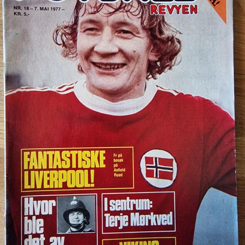 Fotballrevyen nr 18, 1977. Lagbilde av Viking