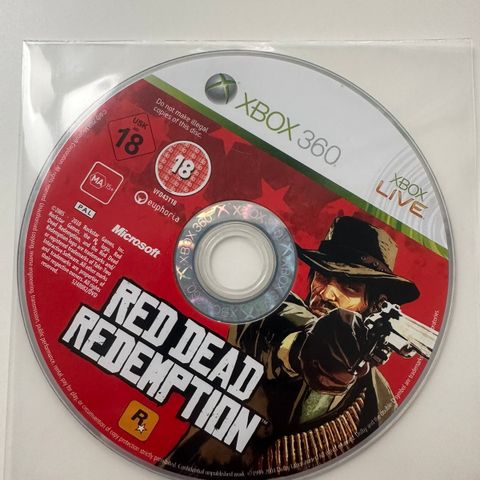 Xbox 360 spill: Red Dead Redemption (Disk only)