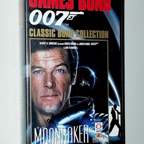 VHS SMALL BOX.JAMES BOND 007.MOONRAKER 1979.