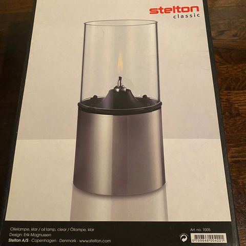 Stelton oljelampe - ubrukt