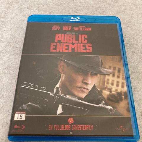 Public Enemies Blu-Ray selges