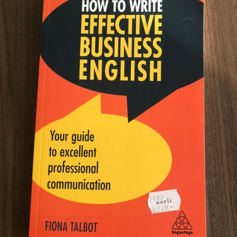 Business engelsk «How to write effective business english»