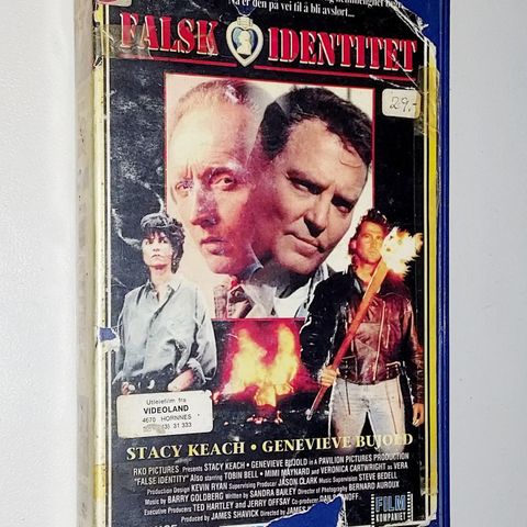 VHS BIG BOX.FALSK IDENTITET.